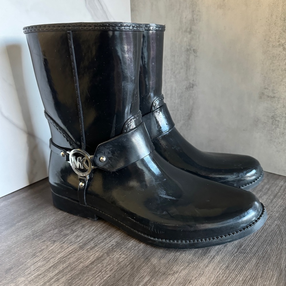 Michael Kors MK Fulton Rain Boot Size 11